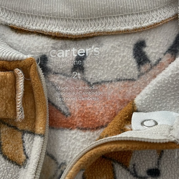 Carter’s Footie Pajamas 2T - Picture 3 of 4